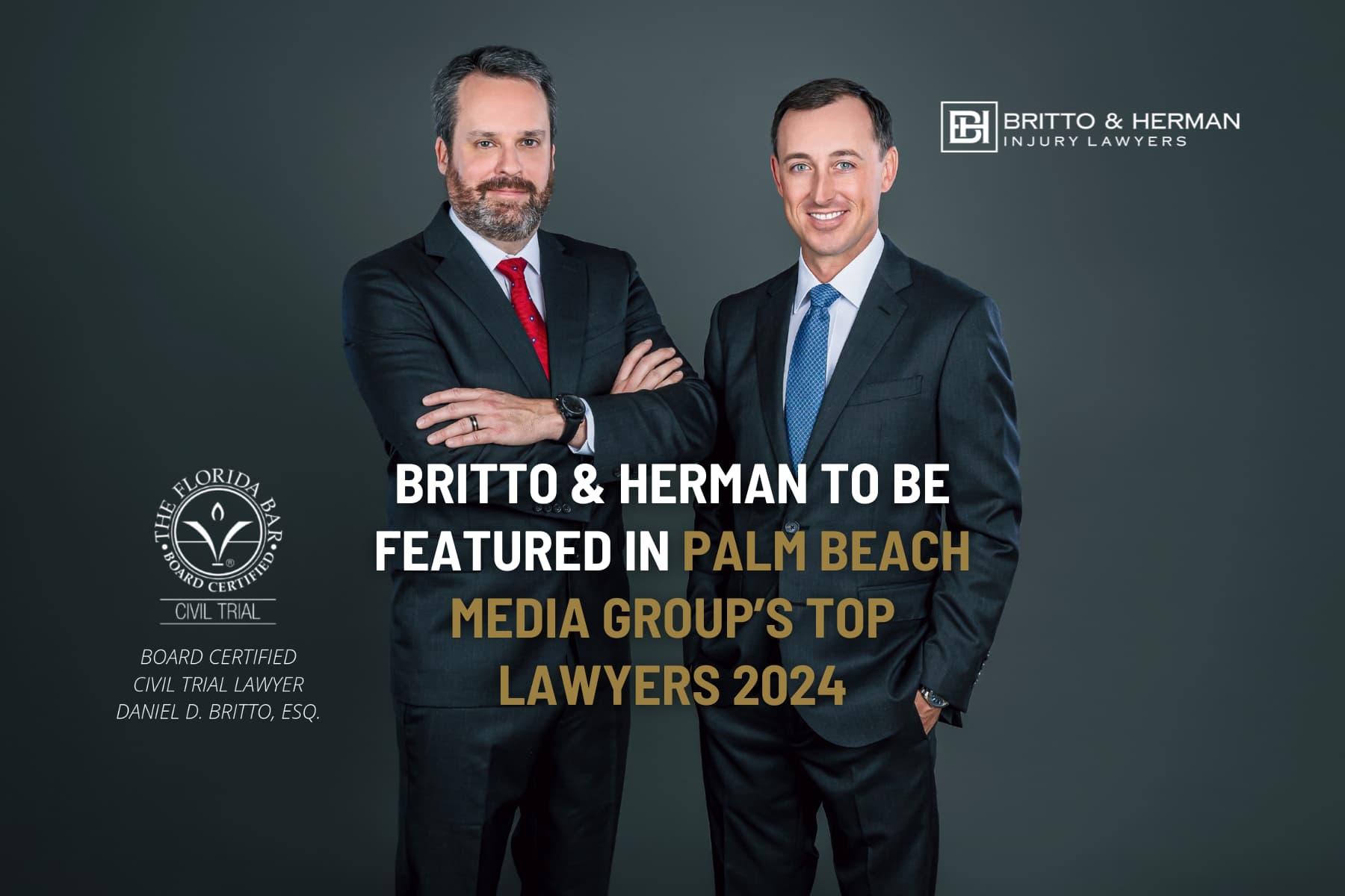 Jupiter, FL PI law firm voted by peers as Palm Beach Media Group's Top Lawyers 2024. Call (561) 835-5555 for your FREE case evaluation if you get injured.